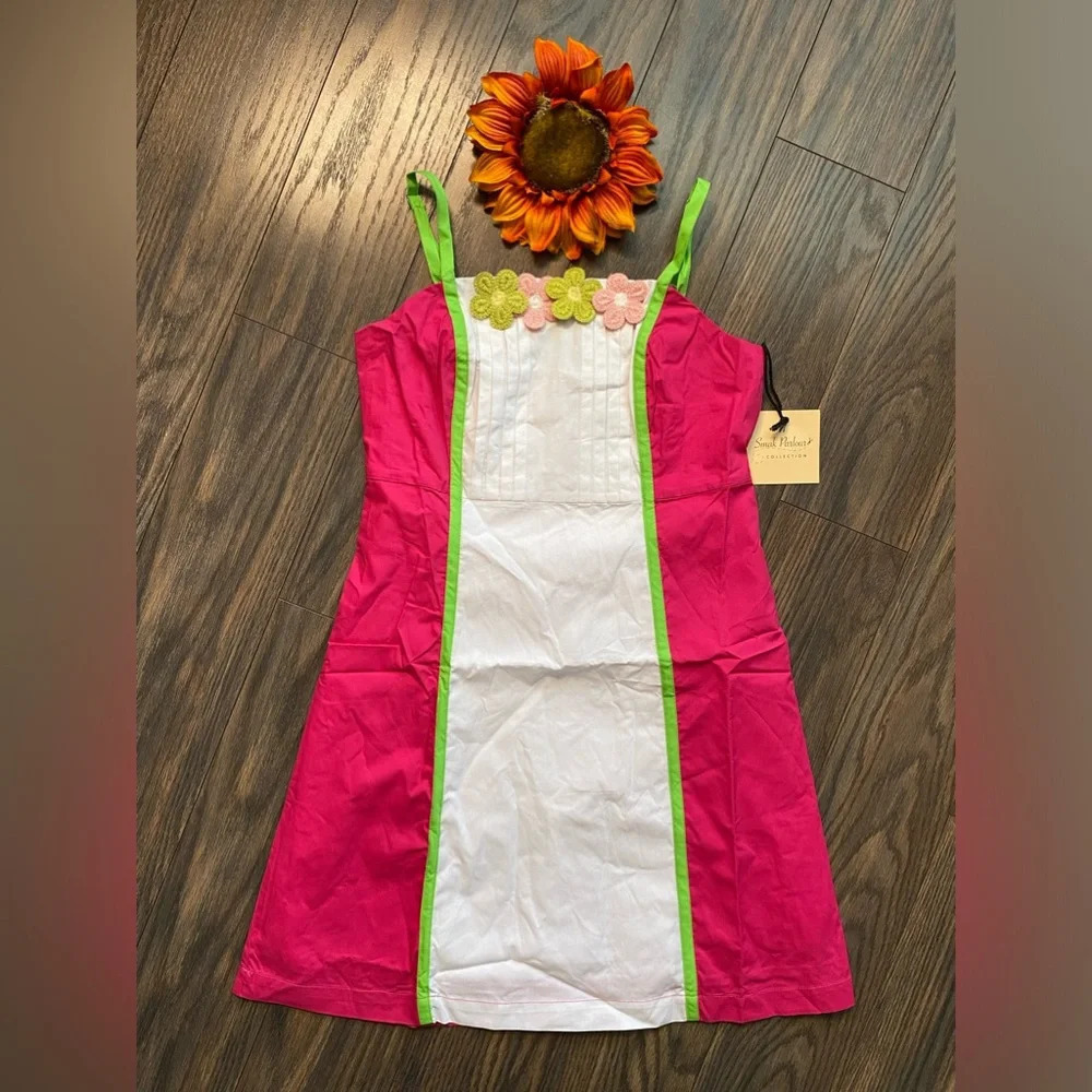 🦋B2G1🦋UNIQUE VINTAGE SMAK PARLOUR Retro Watermelon Crochet Daisy Dress NWT